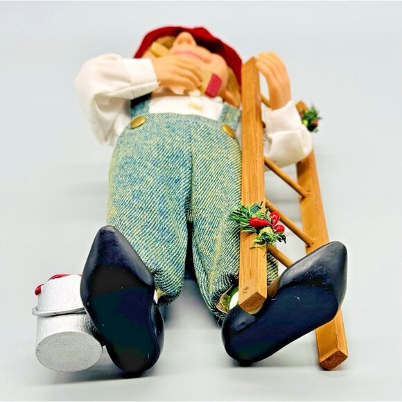 Karen Didion Originals Christmas Elf Painter Ladder 9 inch Figure - Picture 7 of 8